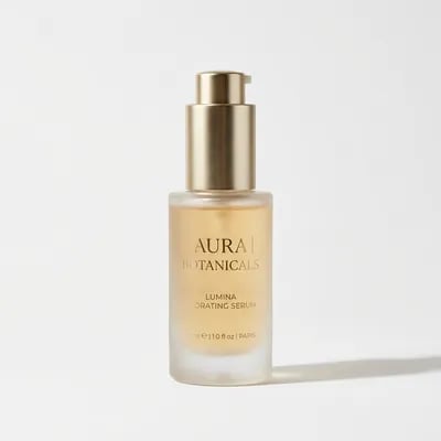 Professional catalog-ready serum photo after AI processing